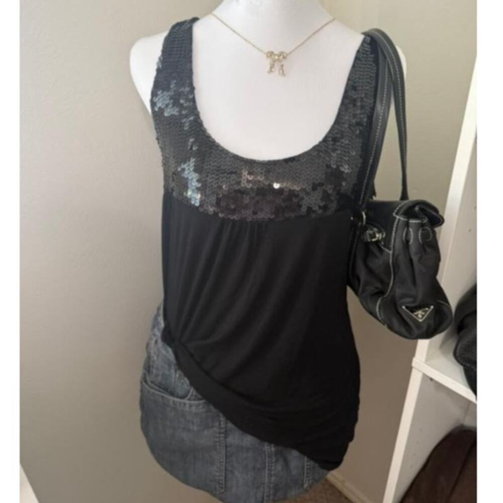 Y2K SEQUIN PARTY TANK 1XL